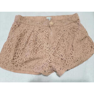 I Love H81 Lace Shorts Women’s Size 26 Cream Beige lace Style
